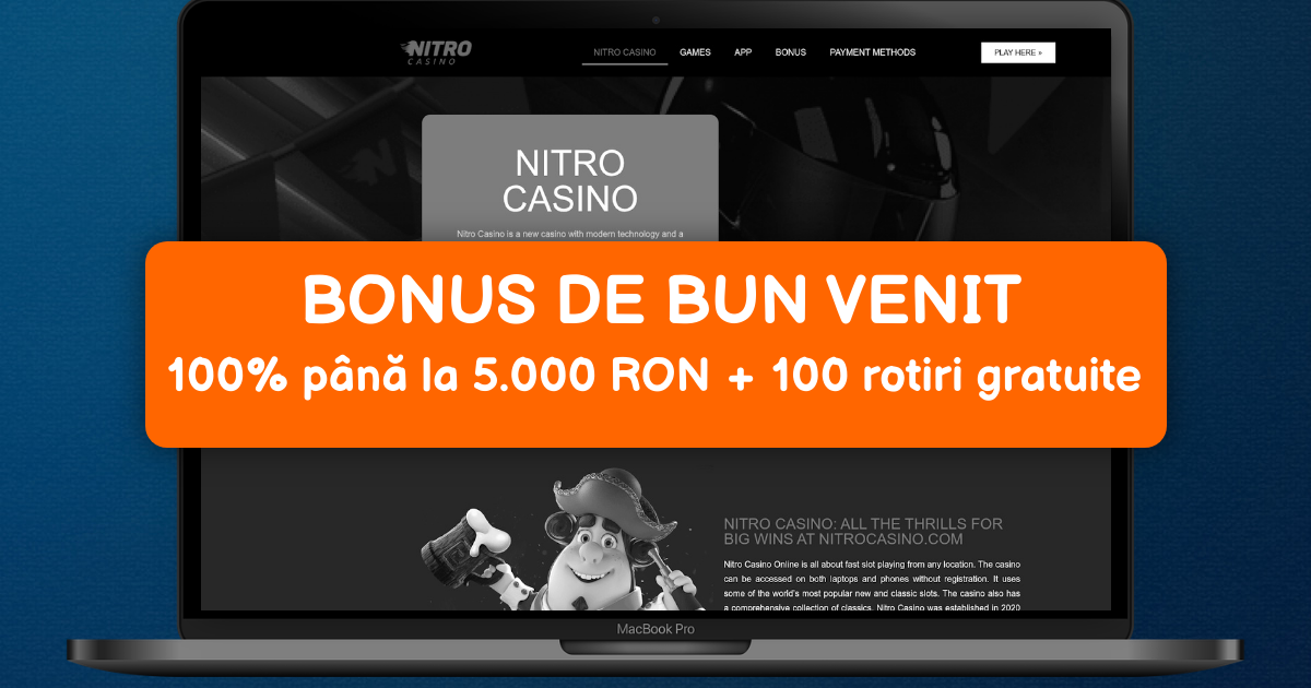 Nitro Casino: Cel mai bun cazino online din România cu sloturi top