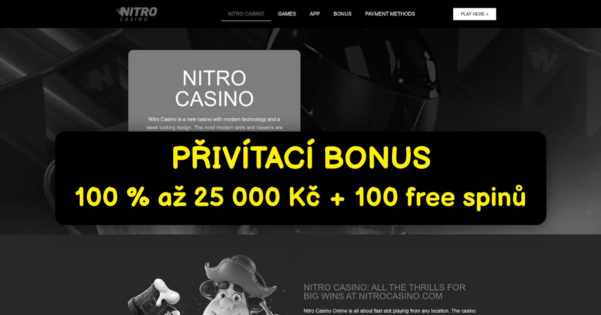 Nitro Casino: Nejlepší online casino v Česku